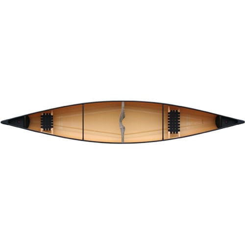 Multi-use canoe - 17′ Prospector - Clipper Canoes - 2-person / red / green