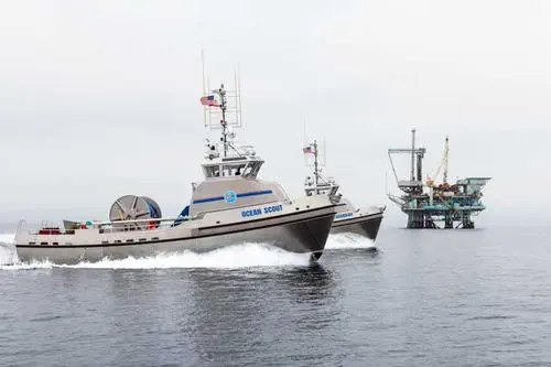 Oil spill recovery boat - 47' Skimmer - Rozema Boats Works