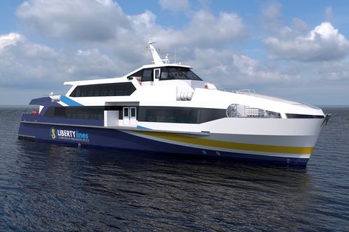 CCS passenger ferry - IC21204 - Incat Crowther - RINA / aluminum / hybrid