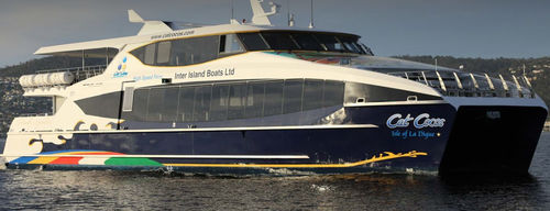 Catamaran passenger ferry - Isle of La Digue - Incat Crowther - aluminum / high-speed