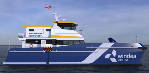 Crew transfer special vessel - IC21049 - Incat Crowther - for wind farms / catamaran / aluminum