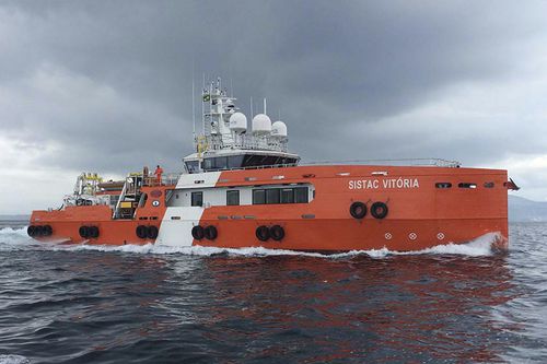 Dive support vessel offshore support vessel - Sistac Vitoria - Incat Crowther - aluminum