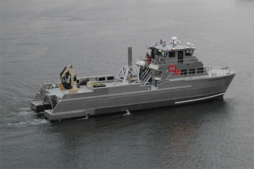 Crew transfer multi-purpose vessel - Limitless - Incat Crowther - catamaran / aluminum / coastal