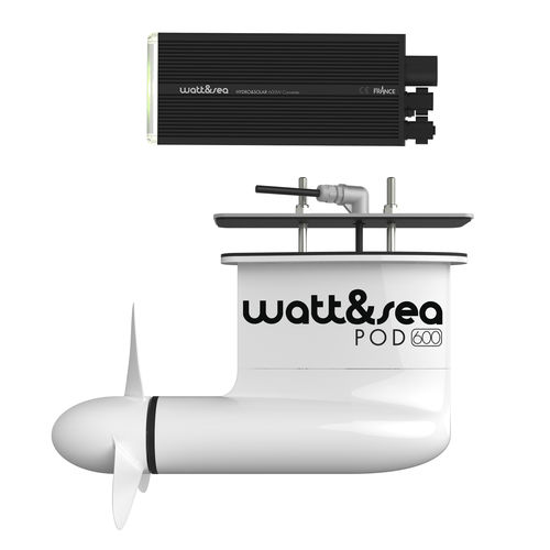 Cruising sailboat hydrogenerator - POD 600 - Watt&Sea - for boats