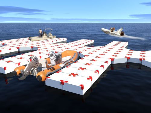 Modular dock - TAFF - Modular Floating System - floating / mooring / boat