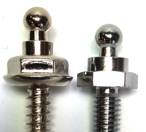 Boat snap fastener - LOXX® screws with heightened head - Schaeffertec GmbH - for covers / male / metal