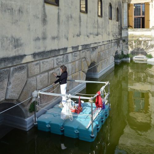 Floating dock - OTTO - work / for marinas / plastic