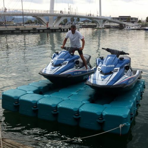 Floating dock - OTTO - modular / mooring / for jet-skis