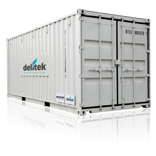 Containerized treatment station - CWS - DELITEK - waste / for ships