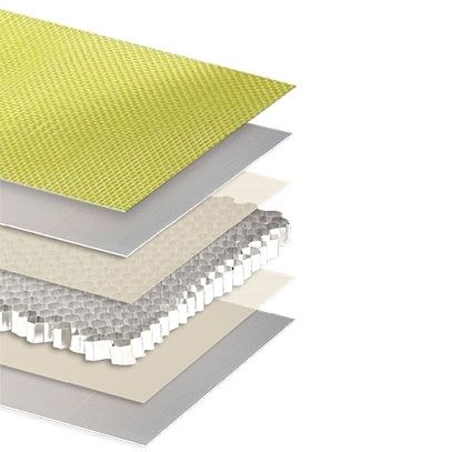 Ship partition wall sandwich panel - Ballistic  - Cel Components s.r.l.  - soundproofing / for ship ceilings / for ship floors