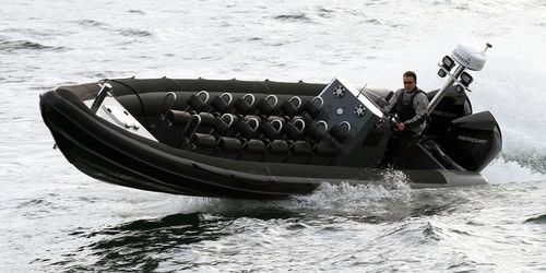 Patrol boat - 9.5M - Tornado Boats - rescue boat / outboard / rigid hull inflatable boat