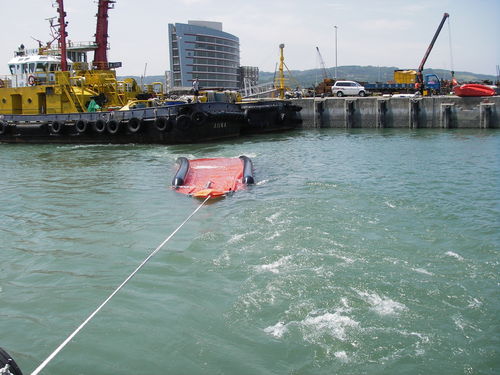 Hydrocarbon tank - EMPTEEZY - temporary storage / floating and towable / mobile