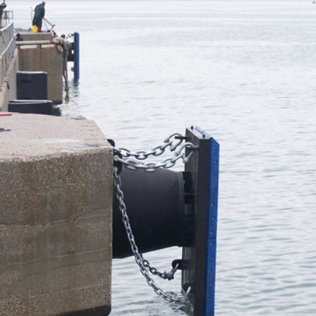 Harbor fender - SCN series - Qingdao Evergreen Maritime CO.,LTD - pier / conical / Dropstitch