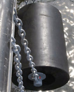 Harbor fender - Qingdao Evergreen Maritime CO.,LTD - pier / cylindrical / Dropstitch