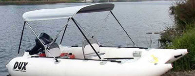 Catamaran small boat - UD-400X - True North Dux - outboard / 6-person max.