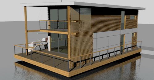 Floating house - PNED 104 - MANDL - Living on Water, Ltd.
