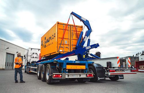 Road trailer - 195 series - Hammar - handling / container / for terminals