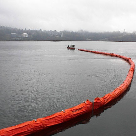 Pollution control boom - ZOOOM ™ - Versatech Products - floating / sheltered waters / self-inflating