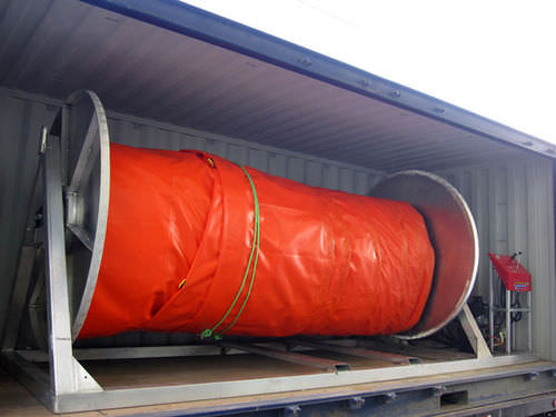 Oil boom deployment system - DECKPAK  - Versatech Products