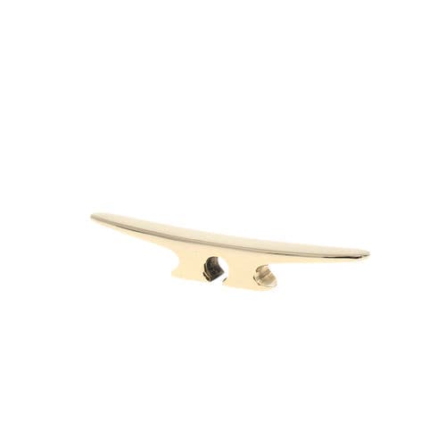 Yacht deck cleat - Ording Blockmakers - flat / bronze