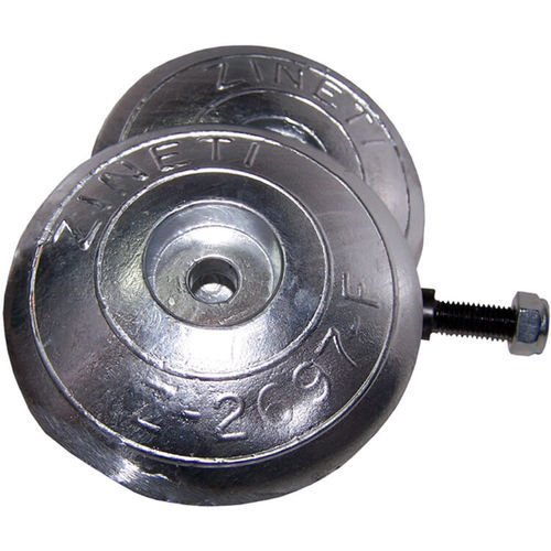 Boat sacrificial anode - Z-2697F - Zineti SAU - Cathodic Protection - zinc