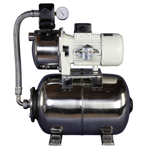 Pump water pressurization system - J-mini/20X  - CEM  S.r.l. - accumulator / for boat / for fresh water