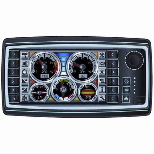 Boat display - OPUS A6 STANDARD BASIC - MOTRONICA  - multi-function / LCD / digital