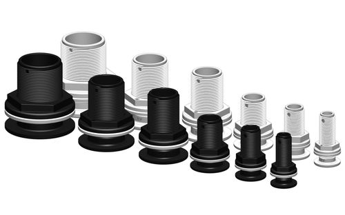 Boat through-hull fitting - Threaded - Tru Design Plastics Ltd. 