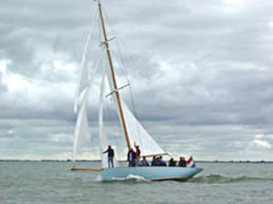 Sailboat mast - Brasker Masten  - wooden