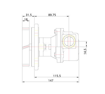 Boat pump - DJ-C0820 - DJ PUMP - engine cooling / water / impeller
