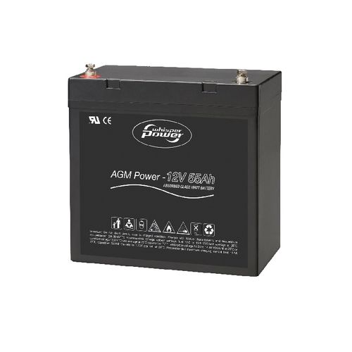 Marine battery - 40290060 - WhisperPower - 12 V / AGM
