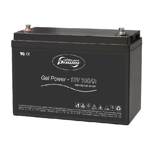 Marine battery - 40290070 - WhisperPower - 12 V / gel