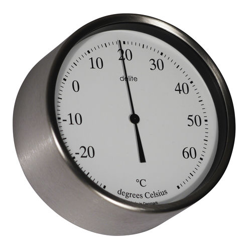 Analog thermometer - 607600 - Delite  - stainless steel / °C / marine