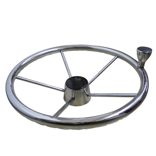 Stainless steel power boat steering wheel - LM W 23 - MULTIFLEX 