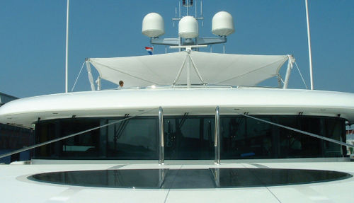 Yacht sun awning - removable - Beekmans RVS  