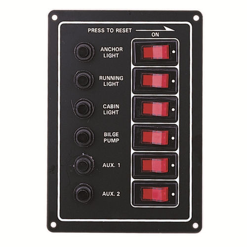 Boat switch panel - 10069 - AAA WORLD-WIDE ENTERPRISES LTD. - current