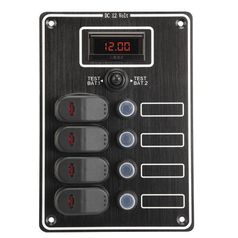 Boat switch panel - 10142-BK - AAA WORLD-WIDE ENTERPRISES LTD. - current / waterproof