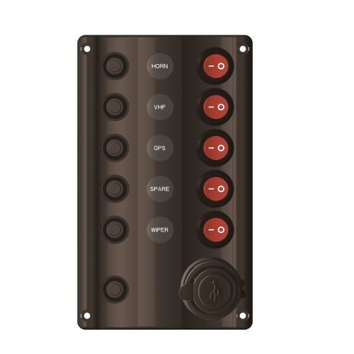 Boat Switch Panel - 10226-BKU - AAA WORLD-WIDE ENTERPRISES LTD. - With ...