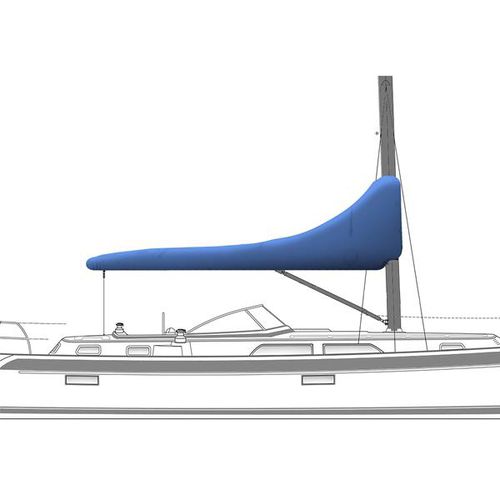 Sailboat protective cover - COPRIRANDA - Nettuno Marine Equipment - mainsail