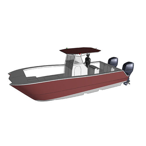 Sport-fishing center console boat - RIDER SF27 - RIDER MARINE - catamaran / outboard / twin-engine
