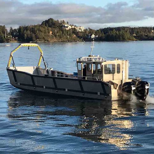 Landing craft - ST 12 CLASSIC - MS Boat - outboard / aluminum