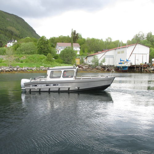 Utility boat - C 690 - MS Boat - inboard / aluminum
