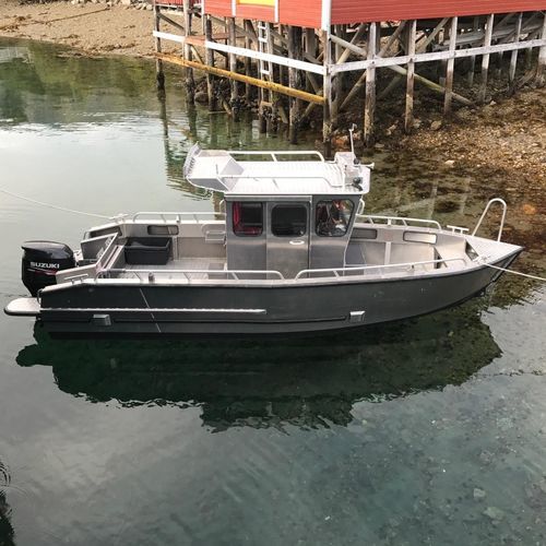 Professional fishing boat - C 690 - MS Boat - outboard / aluminum