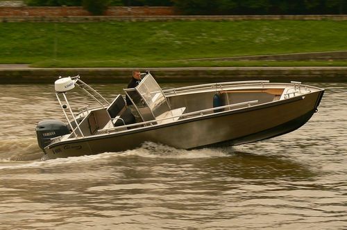 Utility boat - S 690 - MS Boat - outboard / aluminum