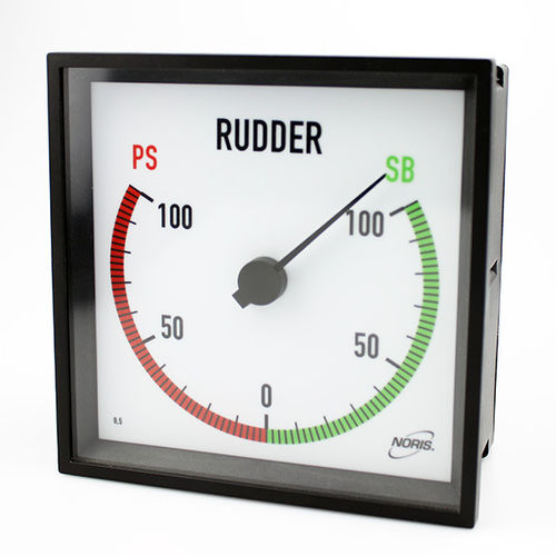 Boat indicator - NIQ3-144 - NORIS Group GmbH - for ships / multi-function / rudder angle