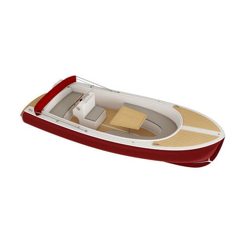 Solar powered center console boat - Microwatt - GARDASOLAR SRL - outboard / 7-person max.