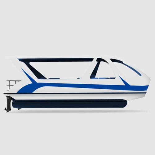 Passenger boat - E-BUS - GARDASOLAR SRL - catamaran / electro solar / aluminum