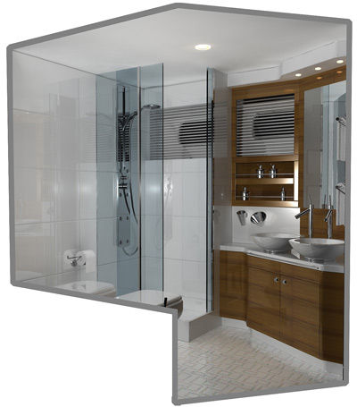 Ship prefabricated bathroom - MY PEARL - Metalika D.O.O. 