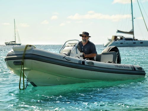 Outboard inflatable boat - CL 420 - HIGHFIELD BOATS - rigid / open / side console
