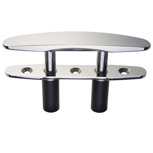 Boat deck cleat B.Hepworth and Co. Ltd. flat / polished stainless steel